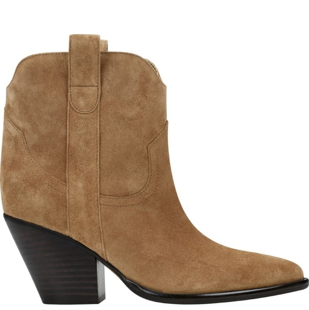 Marc Fisher Tan Ankle Boots
